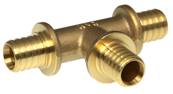 Product Image for VSH Ultraline T-piece brass (3 x sleeve)