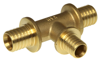 Product Image for VSH Ultraline T-piece reduced brass (3 x sleeve)