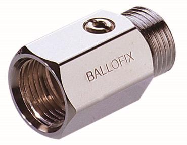 Product Image for Broen Ballofix minikogelkraan zonder hendel (binnendraad x buitendraad)