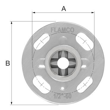 Product Image for FastFix backplate GP1/2-M10x60 with ho