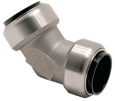 Product Image for VSH Tectite 316 elbow 45° (2 x push)