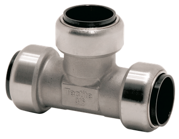 Product Image for VSH Tectite 316 T-piece (3 x push)