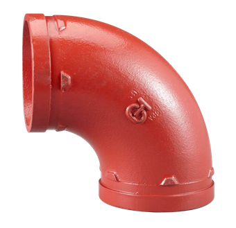 Product Image for VSH Shurjoint 90° elbow MM 76.1 red