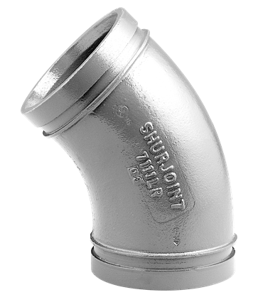 Product Image for VSH Shurjoint 1.5D 45° elbow (2 x groove)