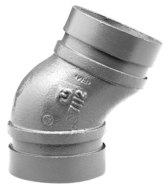 Product Image for VSH Shurjoint gooseneck 22.5° elbow MM 73 galvanized