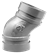 Navigation item for VSH Shurjoint 22.5° gooseneck elbow (2 x groove)