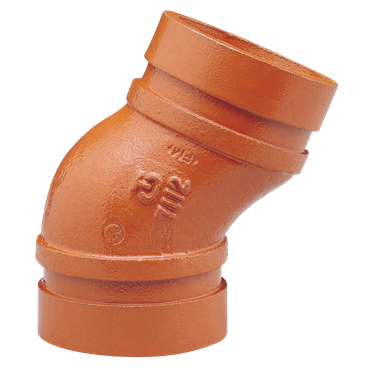 Product Image for VSH Shurjoint 22.5° gooseneck elbow (2 x groove)