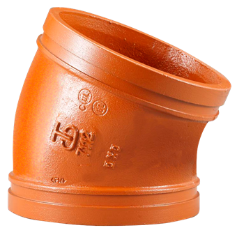 Product Image for VSH Shurjoint 22.5° elbow MM 165.1 orange