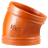 Navigation item for VSH Shurjoint 22.5° elbow (2 x groove)
