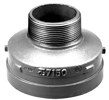 Product Image for VSH Shurjoint concentric transition fitting MM 114.3xR2" galvanized