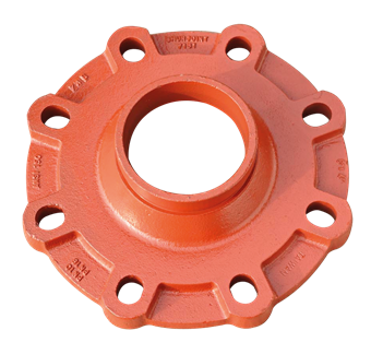 Product Image for VSH Shurjoint Universal reducing flange adapter 4 x 2.5 (76.1) orange