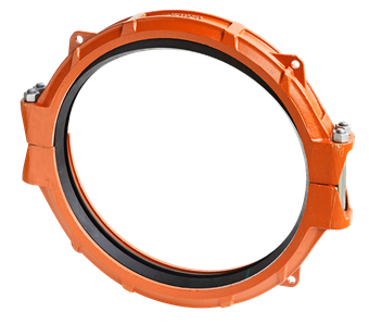 Product Image for VSH Shurjoint heavy duty flexible coupling FF 609.6 orange UNC