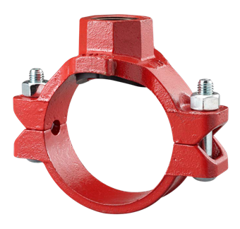 Product Image for VSH Shurjoint mechanical tee MF 139.7/141.3 x 2 1/2 Rc red ISO