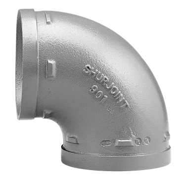 Product Image for VSH Shurjoint 90° bocht (kort) (2 x groef)