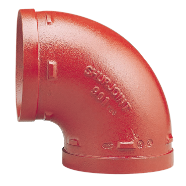 Product Image for VSH Shurjoint 90° bocht (kort) (2 x groef)