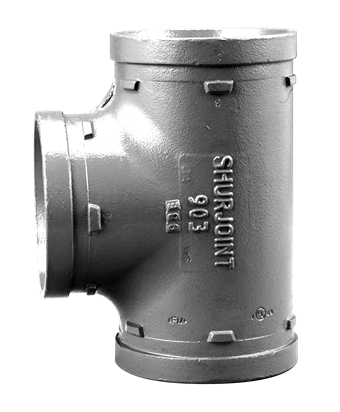 Product Image for VSH Shurjoint fire tee short radius MMM 168.3 galvanized
