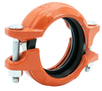 Product Image for VSH Shurjoint fire quick install rigid coupling FF 60.3 orange UNC