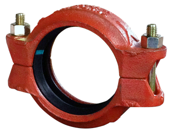 Product Image for VSH Shurjoint fire rigid coupling FF 60.3 red ISO
