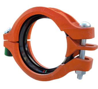 Product Image for VSH Shurjoint quick install rigid coupling  FF 73 orange UNC