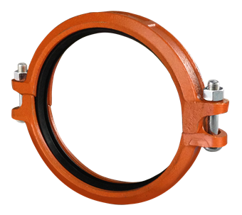 Product Image for VSH Shurjoint rigid coupling heavy duty FF 406.4 NSF61 orange UNC