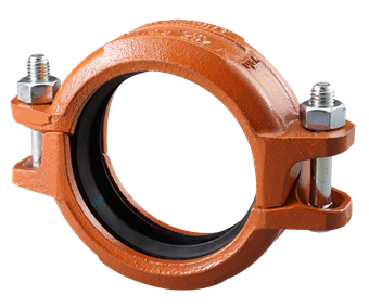Product Image for VSH Shurjoint heavy duty rigid coupling FF 323.9 orange UNC
