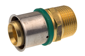 Product Image for VSH MultiPress brass straight connector FM 32xR1"