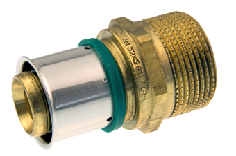Product Image for VSH MultiPress brass straight connector FM 32xR1 1/4"