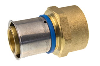 Product Image for VSH MultiPress brass straight connector FF 40xRp1 1/2"