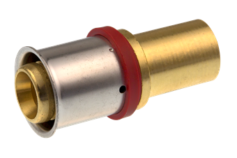 Product Image for VSH MultiPress brass straight connector FØ 25xØ22