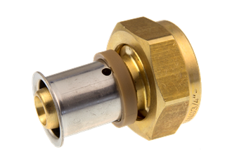 Product Image for VSH MultiPress brass straight connector Euroconus FF 16x3/4" Ni
